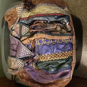 Rita Diana for Mylinka NYC boho tassel handbag